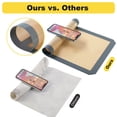thumbnail image 3 of 4PCS Silicone Macaron Baking Mat, Non Stick Macaron & Cookie Sheet Liners, Easy to Clean, 3 of 7