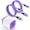 Purple, variant on Type C Charger Block, Dual Port Wall Charger Adapter with 2pcs Type C Charging Cable 6FT, USB C Charger Fast Charging USB Brick Cube Power Base Charger Station Compatible for iPhone Samsung, Purple