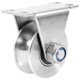 thumbnail image 2 of 1Pack U-Type Stainless Steel Pulley Block Mute Bearings Groove Sliding Roller Track Wheel, 2 of 5