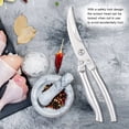 thumbnail image 3 of Stainless Steel Kitchen Scissor Poultry Chicken Fish Bone Shear Cooking Tool, 3 of 10