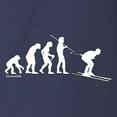 thumbnail image 3 of CafePress - Ski Evolution Long Sleeve Dark T Shirt - Long Sleeve Dark T-Shirt, 3 of 4