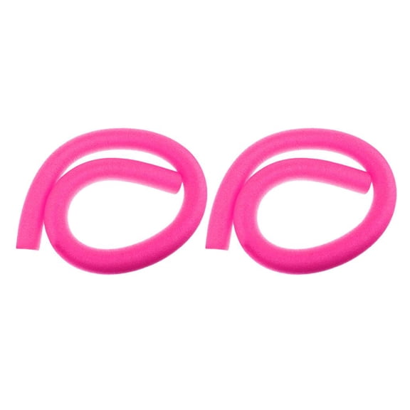 Lightweight Floating Noodle Float for Pool, 2 Pieces - Pink