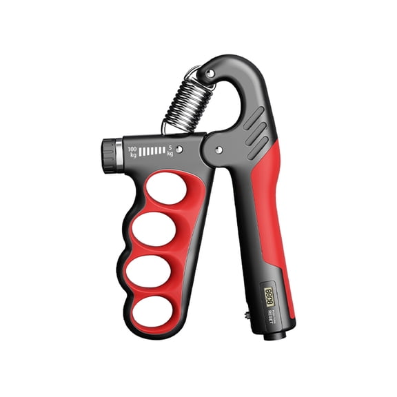 Hand Grip Strength Trainer with Counter 11-220lbs (5-100kg) Adjustable Resistance Strength Exercise Hand Gripper for Muscle Building and Injury Recovery