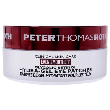 Peter Thomas Roth Even Smoother Glycolic Retinol Hydra-Gel Eye Patches 60 Ct New No Box