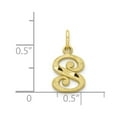 thumbnail image 3 of 10k Initial S Charm in 10k Yellow Gold, 3 of 3