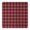 Red And Black, variant on Brown and White Checkerboard Checkered Pattern Square Fitted Tablecloth with Elastic Edge,Square Table Cover,Washable Elastic Table Cover for Home Kitchen Party Decor 34"x34"