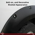 thumbnail image 2 of LAX 4 PCS 2009-2014 Ford F150, Not for SVT Raptor Model, Pocket Bolt-Riveted Rugged Style Fender Flares | Paintable Smooth Matte Black Wheel Flare Cover | Front and Rear Wheel Protector, 2 of 8