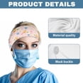 thumbnail image 5 of Jiueut Easter Rabbit Nurse Button Headband Medical Headbands With Buttons Nurse Headbands with Buttons for Mask 4 Piece Youth Headbands for Sports Boys Football Nurse Headband, 5 of 7
