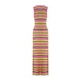 thumbnail image 5 of Coduop Women Summer Bodycon Long Dress Knit Beach Maxi Dresses Party Clubwear, 5 of 6