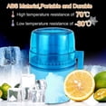 thumbnail image 3 of Hand Crank Ice Crusher, Household Mini Portable Ice Shaver with Stainless Steel Blade Manual Ice Crusher for Snow Cone, Slush, Shaved IceBlue, 3 of 5