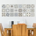 thumbnail image 4 of Walplus  Limestone Spanish Tile Stickers Peel and Stick Wall Sticker Decal 4"x4" 24 pieces, 4 of 12