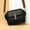 black, variant on Vintage Flap Crossbody Shoulder Bag for Women Designer Luxury Messenger Handbag Purse Female PU Leather Satchel Bag Ladies Totes