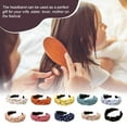 thumbnail image 3 of Langgg Mode Bande de Cheveux Noeud Papillon Embelli Bandeau avec des Strass Colorés Larges Bandeaux Réglables pour les Femmes Filles Vert Foncé, 3 of 6