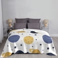thumbnail image 4 of XMXT Flannel Throw Blanket for Couch, Warm Interesting Various Planet Prints Bed Sofa Decor Blankets for Home Bedroom, 50 x 40 inches, 4 of 8