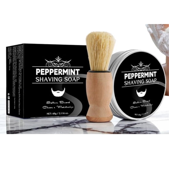 Shaving Soap,Shaving Soap for Men - Creates the Perfect Lather - Ideal for Smooth Shaves - Moisturizes and Protects - Elevate Your Grooming with this Classic Shave Essential(60g/2.12oz)