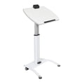 thumbnail image 1 of Luxor Pneumatic Height-Adjustable Lectern with KwikBoost EdgePower Charging Station, 1 of 14