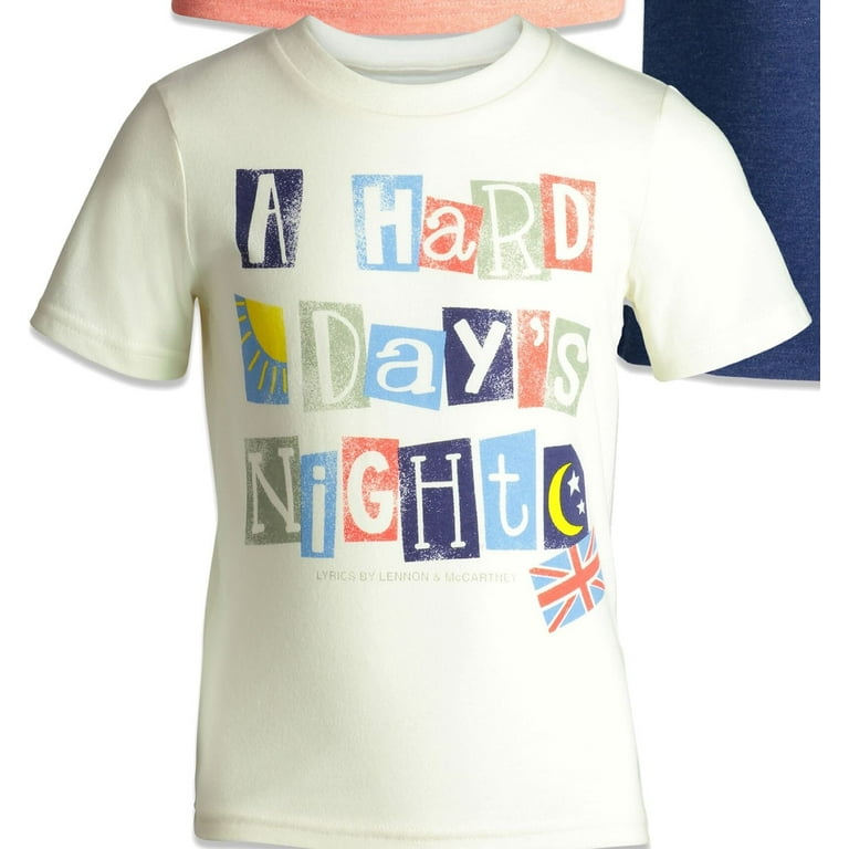 Lyrics By Lennon And Mccartney 5 Pack Pullover T-shirts Little Kid