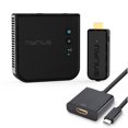 thumbnail image 1 of Nyrius ARIES Prime Wireless Video HDMI Transmitter & Receiver for Streaming HD 1080p 3D Video & Digital Audio from Laptop, PC, Cable, Netflix, YouTube, PS to HDTV/Projector with USB C to HDMI Adapter, 1 of 8