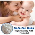 thumbnail image 2 of 7 Colors Alarm Clock Night Light Table Lamp Indoor Temperature Display For Parent Student(screen Edge: Light Blue), 2 of 4