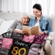 thumbnail image 4 of LHSHID 80th Birthday Gifts For Women 80th Birthday Gift Blanket Best Gifts For 80 Year Old 80th Birthday Decorations 80 Year Old Birthday Gifts For Women Birthday Gifts For 80 Year Old 50"x60", 4 of 7