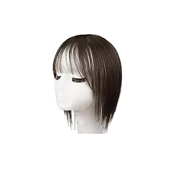 Peluca natural para mujer La peluca del 2025 Peluca corta con flequillo Peluca con patillas