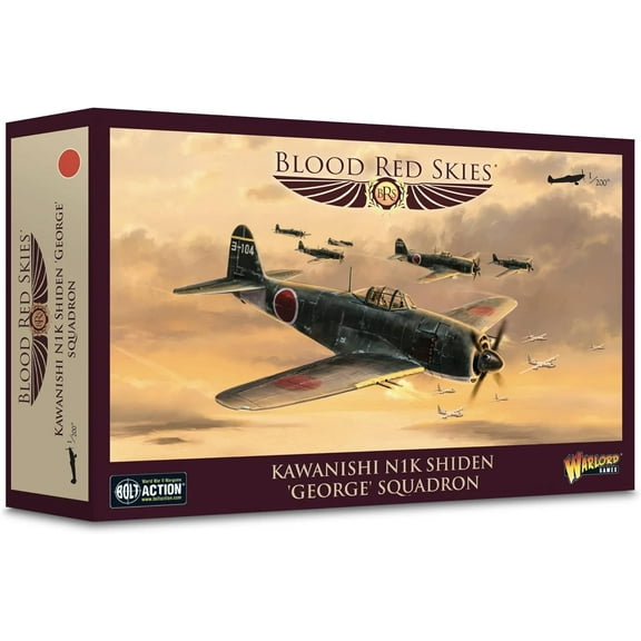 Blood Red Skies WWII Kawanishi N1K2-J Shiden-Kai Squadron