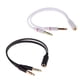thumbnail image 3 of Adaptador de auriculares Methold negro 3,5 mm cable de audio con micrófono y divisor 1 hembra a 2 macho, 3 of 6