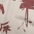 thumbnail image 1 of oneOone Viscose Jersey Brown Fabric Abstract-Uneven Floral Silhouette Pattern Sewing Material Print Fabric By The Yard 60 Inch Wide, 1 of 4