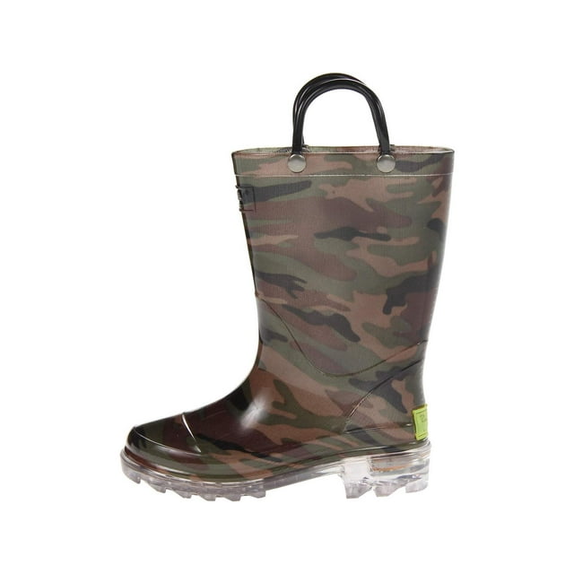 Western Chief Botte de Pluie Imperméable à Lumières pour Garçons
