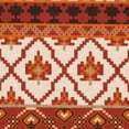 thumbnail image 6 of SAFAVIEH Veranda Dogon Southwestern Indoor/Outdoor Area Rug, 6'7" x 6'7" Square, Red/Beige, 6 of 7