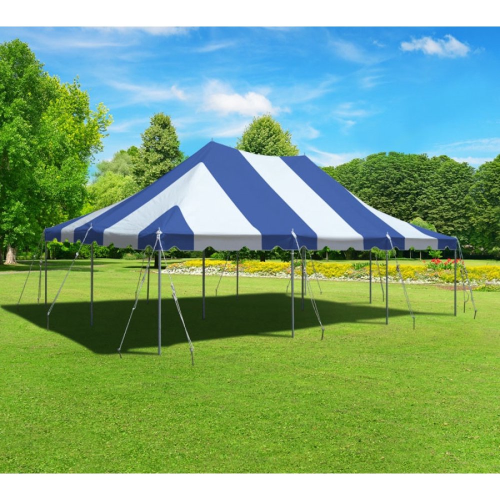 Party Tents Direct 20x30 Outdoor Wedding Canopy Event Pole Tent (Blue