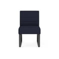 thumbnail image 2 of Waterfall Reception Sled Base Armless Guest Chair / Charcoal Steel / Navy Blue, 2 of 5