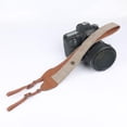 thumbnail image 3 of Correa De La Camara Correa de hombro universal para cámara de cuero de algodón para cámaras DSLR (marrón), 3 of 8
