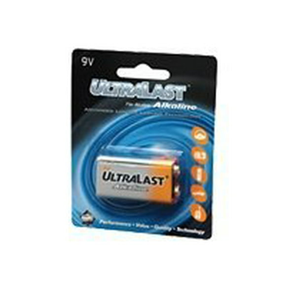 UltraLast Alkaline ULA9V - Battery 9V - alkaline
