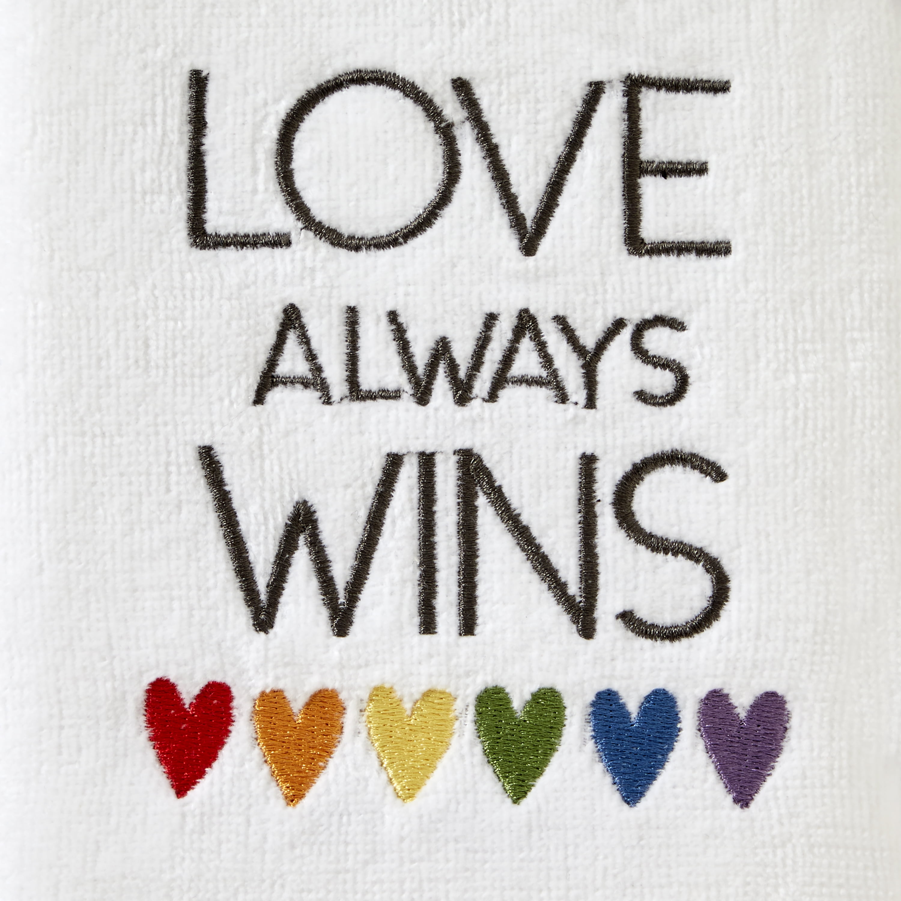 SKL Home Love Always Wins Hand Towel (2-Pack)