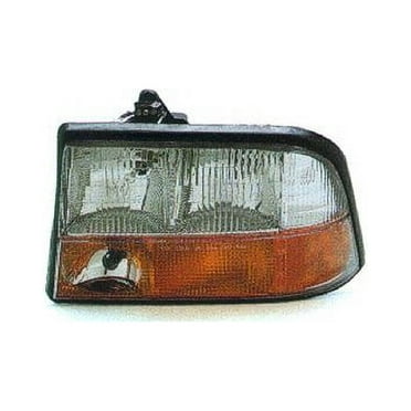 Left Driver Side Headlight Assembly - Compatible with 1998 - 2004 GMC Sonoma 1999 2000 2001 2002 2003
