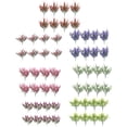 thumbnail image 4 of Kearding 8X Flores artificiales Plantas falsas Ramo de imitación de plástico simulado Interior Exterior Decorativo para la ventana de la Decoración Amarillo, 4 of 6