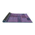 thumbnail image 2 of Ahgly Company Indoor Square Abstract Blue Modern Area Rugs, 4' Square, 2 of 4