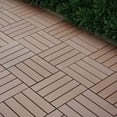 thumbnail image 2 of 44PCS Plastic Interlocking Deck Tiles,Patio Deck Tiles,12"x12" Square Waterproof Outdoor, 2 of 6