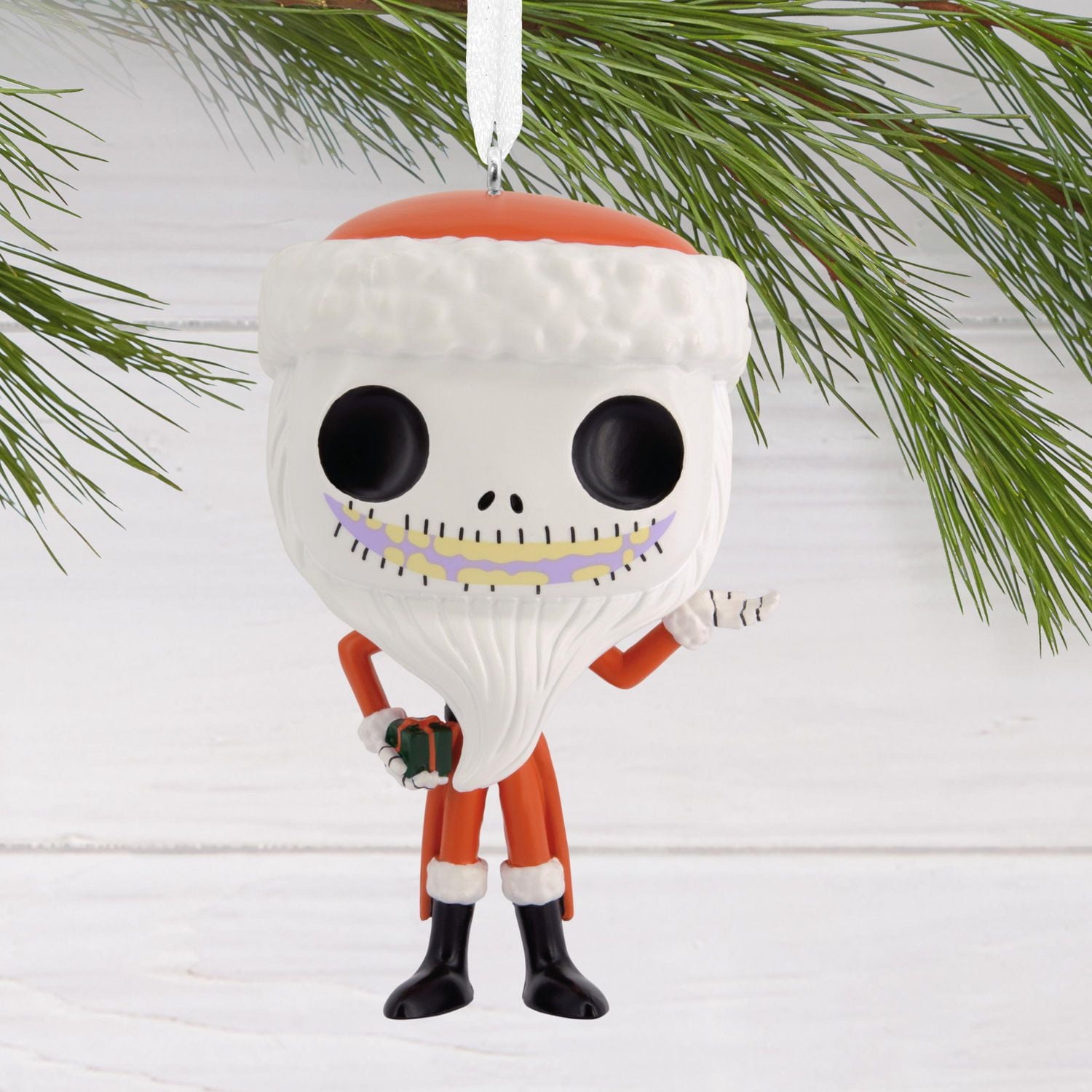 Hallmark Christmas Ornament (Disney Tim Burton's The Nightmare Before Christmas Santa Jack Funko POP!)
