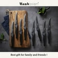 Wanbasion 8Piece Steak Knife Set Dishwasher Safe, Steak Knife Set