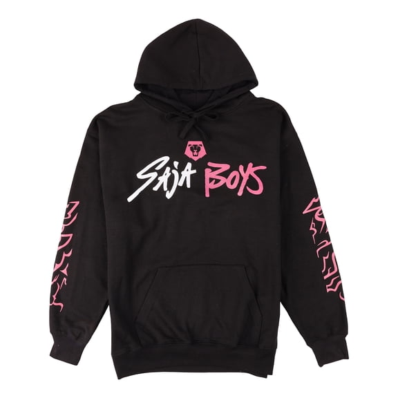 KPop Demon Hunters Saja Boys Demon Women's Black Long Sleeve Hoodie-Medium