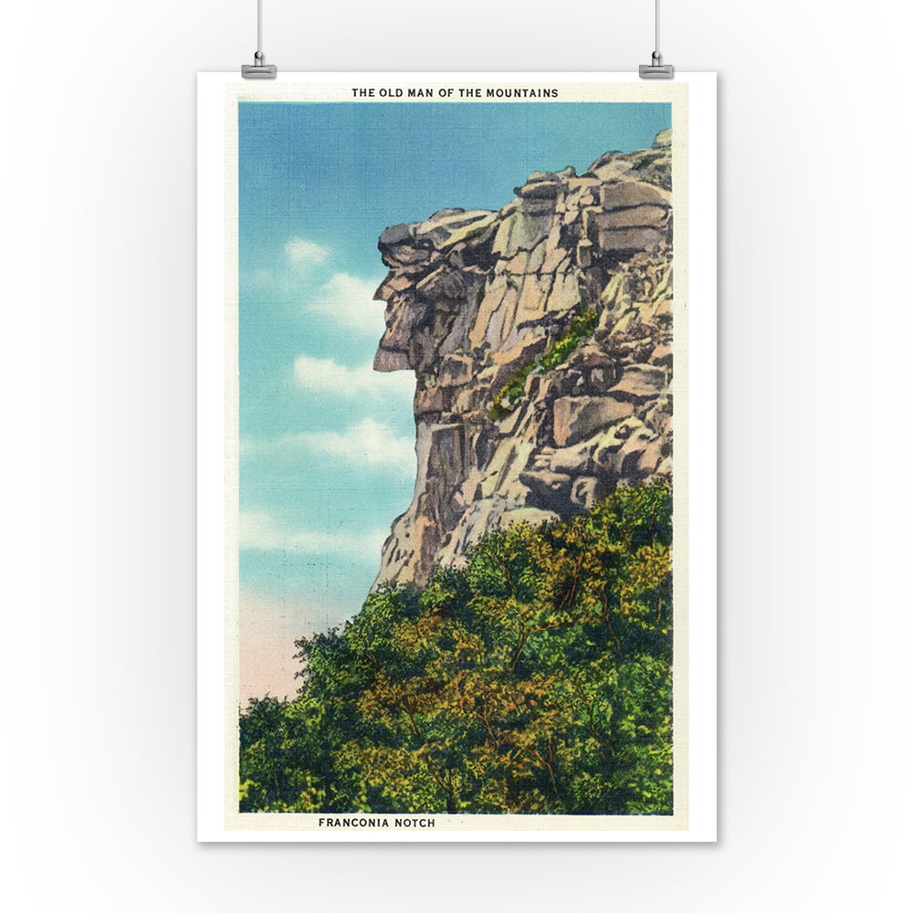 SET OF TWO OLD MAN OF THE MOUNTAIN New Hampshire POSTCARD Franconia Notch NEW 