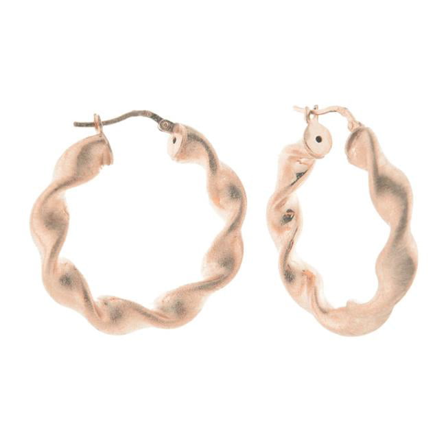 Sterling Silver FRONAY 14k Gold Plated Labradorite Large Hoop Earrings