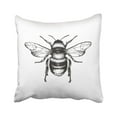 thumbnail image 1 of RYLABLUE Engraving Honey Bee Pillowcase Cover 18x18 inch, 1 of 1