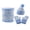 Blue, variant on 1 Set 2-6 Years Kids Winter Knitted Hat Scarf Gloves Set with Warm Fleece Lined for Children Girls Boys