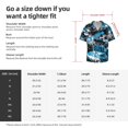 thumbnail image 5 of Fuzoiu Football Time Print Men's Casual Short,Men's Short Sleeve Shirt,Mens Casual Button Down Shirts,Cuban Collar Summer Shirt for Beach, Vacation, and Outdoor Activities-3X-Large, 5 of 5