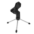thumbnail image 2 of FAGINEY Handheld Mic,Handheld Microphone Desktop Mic With Tripod Stand For Meetings Live Streaming Gaming,Microphone With Tripod Stand, 2 of 8