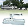 thumbnail image 4 of Straight Tongue Trailer Coupler, Impact Resistant Trailer Coupler 3500 Lb Load Capacity 50mm Channel  For 50mm Square Tube For Trailer, 4 of 7