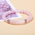 thumbnail image 6 of Link Pheromone Bracelet for Women, 8mm Healing Crystal Beads Stretch Bracelet Pink Love Rose Quartz Pheromone Bracelet Handmade Good Luck Energy Chakra Stone Beaded Bangle Jewelry Gifts for Women Mom, 6 of 6